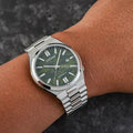 Citizen Tsuyosa Camouflage Green Dial Silver Steel Strap Watch For Men - NJ0159-86X