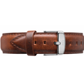 Daniel Wellington Dapper St Mawes White Dial Brown Leather Strap Watch For Men - DW00100087