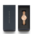 Daniel Wellington Petite Rose Gold Dial Rose Gold Mesh Bracelet Watch For Women - DW00100471