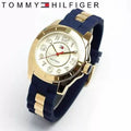 Tommy Hilfiger White Dial Two Tone Steel Strap Watch for Women - 1781307