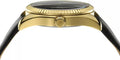 Michael Kors Lexington Black Dial Black Leather Strap Watch For Women - MK4748