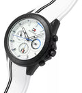 Tommy Hilfiger Aiden Chronograph White Dial White Rubber Strap Watch For Men - 1791862