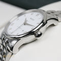 Mido Baroncelli III Automatic White Dial Silver Steel Strap Watch For Women - M7600.4.26.1