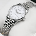 Mido Baroncelli III Automatic White Dial Silver Steel Strap Watch For Women - M7600.4.26.1