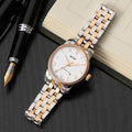 Mido Baroncelli III Automatic White Dial Two Tone Steel Strap Watch For Women - M7600.9.N6.1