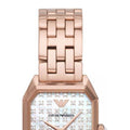 Emporio Armani Gioia Quartz Mother of Pearl Dial Rose Gold Steel Strap Watch For Women - AR11389