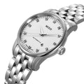 Mido Baroncelli III Automatic Diamonds White Dial Silver Steel Strap Watch For Women - M7600.4.66.1