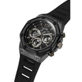 Guess Momentum Black Dial Black Rubber Strap Watch for Men - GW0263G4