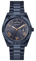 Guess Connoisseur Quartz Blue Dial Blue Steel Strap Watch For Men - GW0265G9