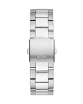 Guess Trophy Chronograph Diamonds Black Dial Silver Steel Strap Watch for Men - GW0390G1