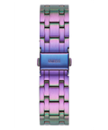 Guess Heiress Multifunction Diamonds Purple Dial Purple Steel Strap Watch for Women - GW0440L3