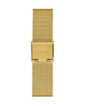 Guess Fame Diamonds Gold Dial Gold Mesh Bracelet Watch for Women - GW0508L2