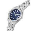 Guess Asset Quartz Blue Dial Silver Steel Strap Watch For Men - GW0575G4