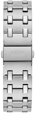 Guess Asset Quartz Blue Dial Silver Steel Strap Watch For Men - GW0575G4