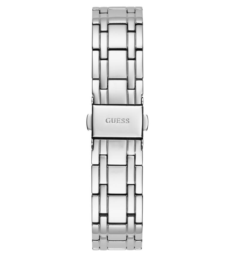 Guess Fame Quartz Crystals Silver Dial Silver Steel Strap Watch For Women - GW0644L1