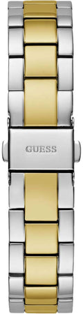 Guess Mist Analog Green Dial Two Tone Steel Strap Watch For Women - GW0723L1