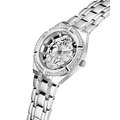 Guess Allara Quartz Silver Dial Silver Steel Strap Watch For Women - GW0604L1