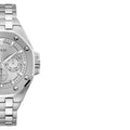 Guess Analog Quartz Silver Dial Silver Steel Strap Watch For Men - U0377G1