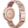 Hugo Boss Allusion Rose Gold Dial Rose Gold Steel Strap Watch For Women - 1502418