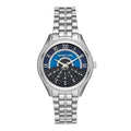 Michael Kors Lauryn Blue Dial Silver Steel Strap Watch for Women - MK3720