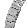 Guess Luna Diamonds Blue Dial Silver Steel Strap Watch for Women - GW0307L1