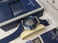 Maserati Potenza Automatic Skeleton Dial Blue Rubber Strap Watch For Men - R8821108035