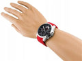 Tommy Hilfiger Decker Quartz Black Dial Red Rubber Strap Watch for Men - 1791351