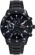 Tommy Hilfiger Jimmy Chronograph Grey Dial Grey Steel Strap Watch For Men - 1791951