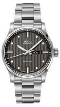 Mido Multifort Automatic Gray Dial Silver Steel Strap Watch For Men - M005.430.11.061.80