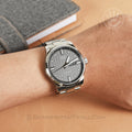 Mido Multifort Automatic Gray Dial Silver Steel Strap Watch For Men - M005.430.11.061.80