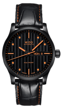 Mido Multifort Automatic Special Edition Black Dial Black Leather Strap Watch For Men - M005.430.36.051.80