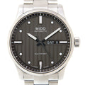 Mido Multifort Automatic Gray Dial Silver Steel Strap Watch For Men - M005.430.11.061.80