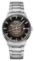 Mido Commander Automatic Gradient Black Dial Silver Steel Strap Watch For Men - M021.407.11.411.00