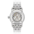 Mido Baroncelli III Automatic White Dial Silver Steel Strap Watch For Women - M7600.4.26.1