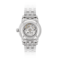 Mido Baroncelli III Automatic Diamonds White Dial Silver Steel Strap Watch For Women - M7600.4.66.1