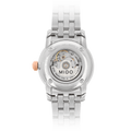 Mido Baroncelli III Automatic White Dial Two Tone Steel Strap Watch For Women - M7600.9.N6.1