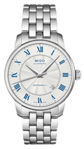 Mido Baroncelli III Automatic Silver Dial Silver Steel Strap Watch For Men - M8600.4.21.1