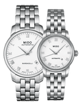 Mido Baroncelli II Automatic White Dial Silver Steel Strap Watch For Men - M8600.4.26.1