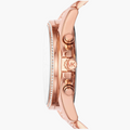 Michael Kors Whitney Chronograph Rose Gold Dial Rose Gold Steel Strap Watch For Women - MK6730