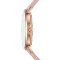 Michael Kors Pyper Quartz White Dial Pink Leather Strap Watch For Women - MK2741