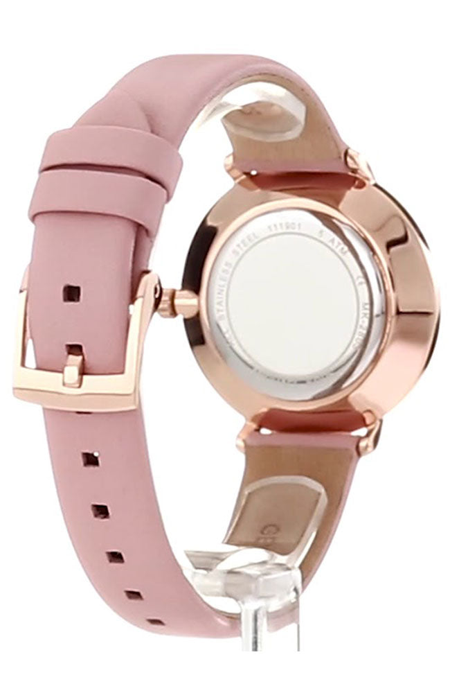 Michael Kors Pyper Analog White Dial Pink Leather Strap Watch For Women - MK2803