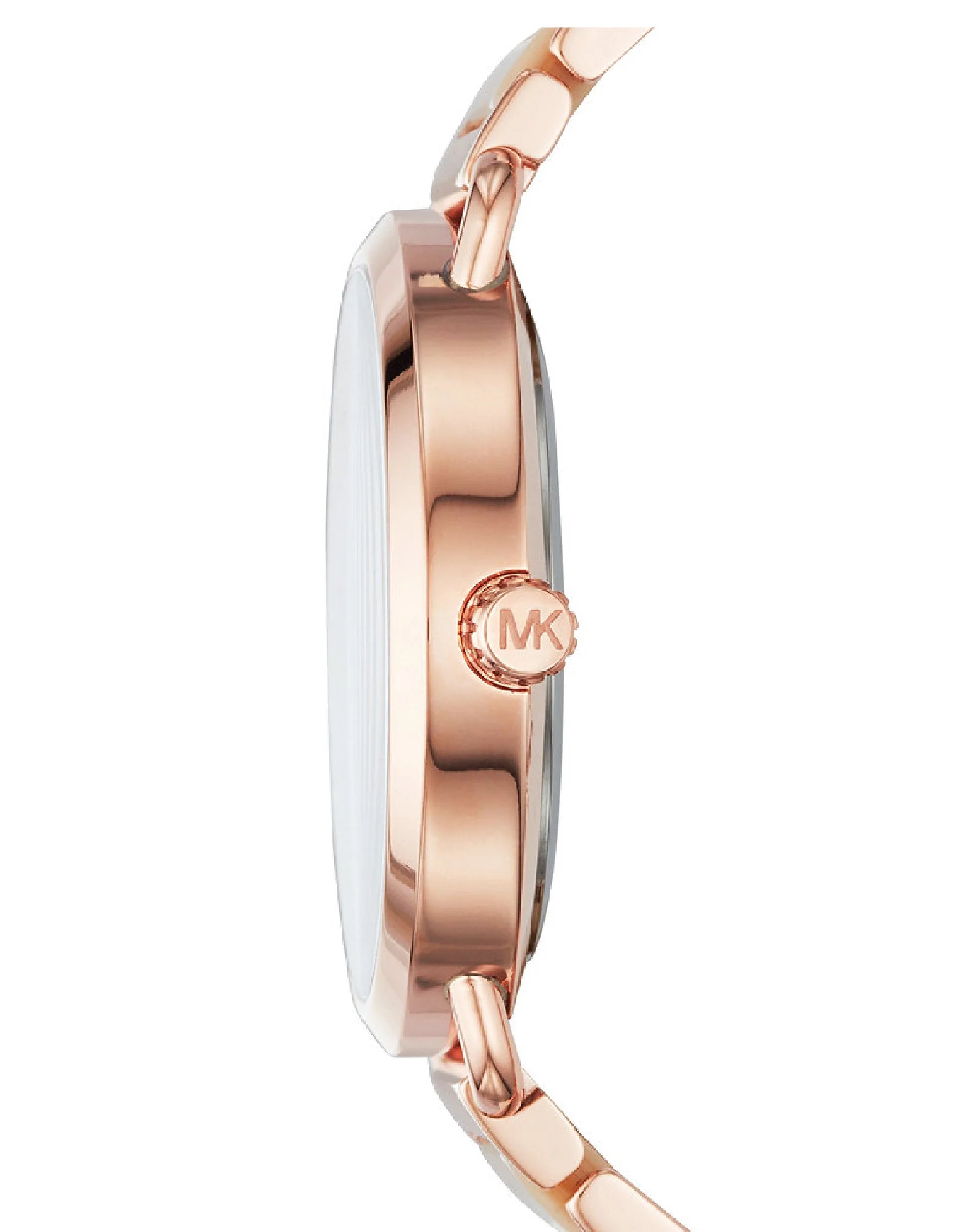 Michael Kors Portia Quartz Rose Gold Dial Rose Gold Steel Strap Watch For Women - MK3678