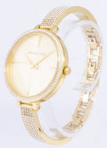 Michael Kors Jaryn Quartz Gold Dial Gold Steel Strap Watch For Women - MK3784