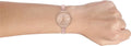 Michael Kors Jaryn Analog Gold Dial Pink Steel Strap Watch For Women - MK4545