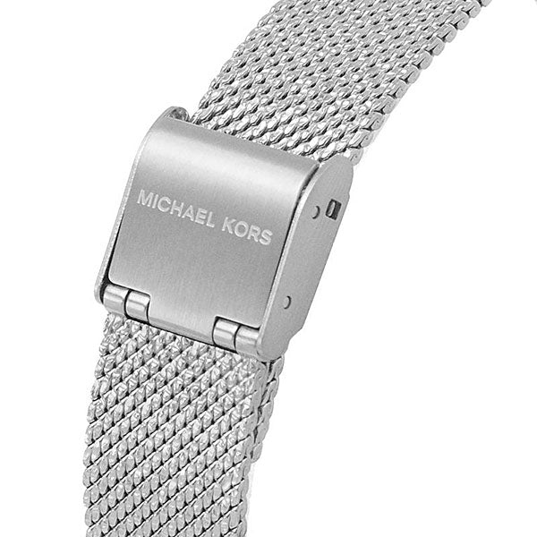 Michael Kors Pyper Quartz Mother of Pearl White Dial Silver Mesh Strap Watch For Women - MK4618