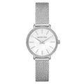 Michael Kors Pyper Quartz Mother of Pearl White Dial Silver Mesh Strap Watch For Women - MK4618