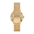 Michael Kors Pyper Quartz White Dial Gold Mesh Bracelet Watch For Women - MK4619