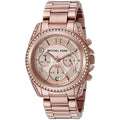 Michael Kors Blair Rose Gold Dial Rose Gold Steel Strap Watch for Women - MK5263