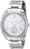 Michael Kors Bryn Quartz Silver Dial Silver Steel Strap Watch For Women - MK6133