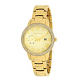 Michael Kors Whitley Analog Diamonds Gold Dial Gold Steel Strap Watch For Women - MK6227